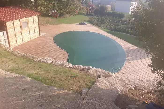 Construction de piscine, Saint-Genix-sur-Guiers, Paccard Paysage