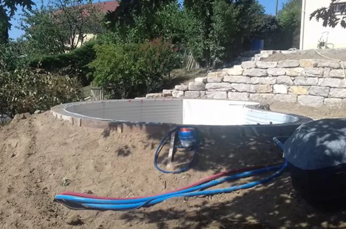 Construction de piscine, Saint-Genix-sur-Guiers, Paccard Paysage