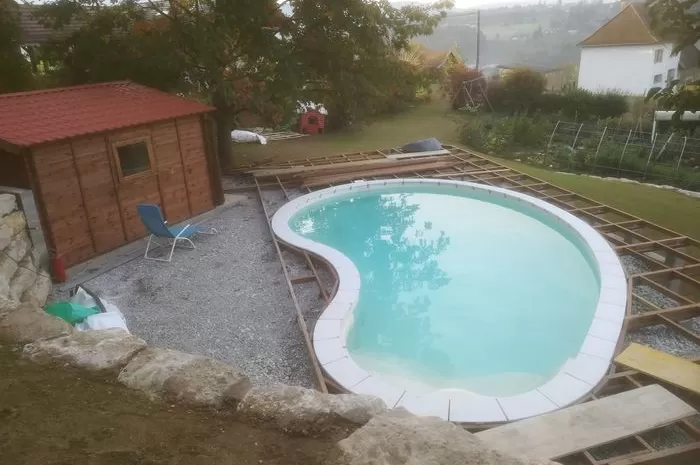 Construction de piscine, Saint-Genix-sur-Guiers, Paccard Paysage