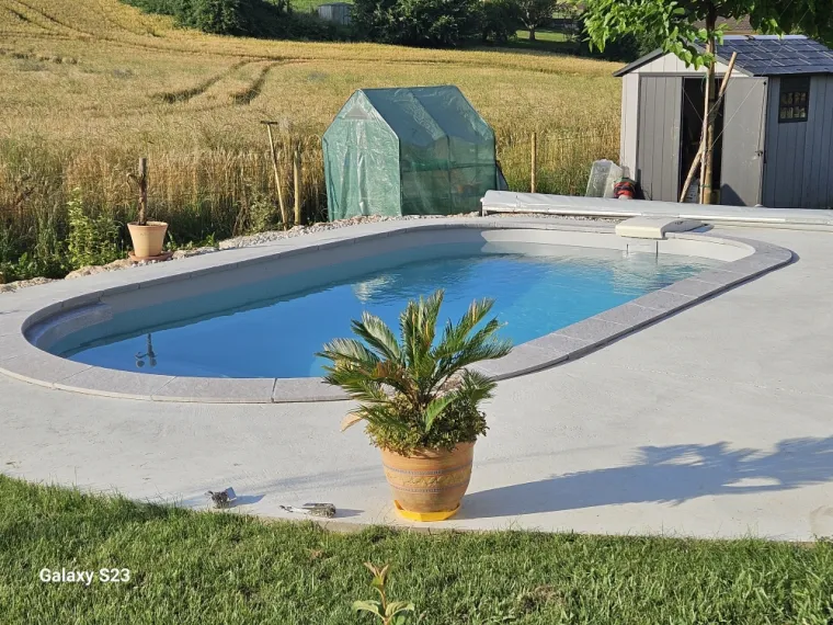 Nouvelle réalisation à Saint-Genix-les-Villages : une piscine Waterair sur mesure !, Saint-Genix-sur-Guiers, Paccard Paysage