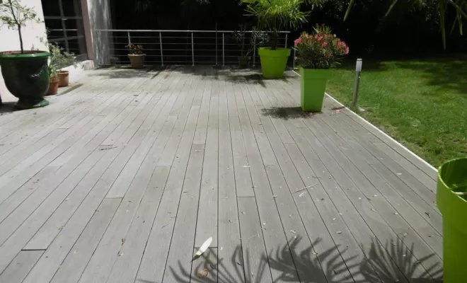 Création de terrasse en bois, Saint-Genix-sur-Guiers, Paccard Paysage