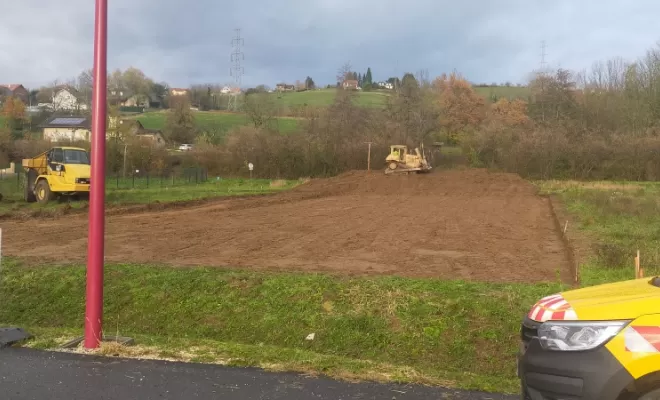 Décaissement et terrassement