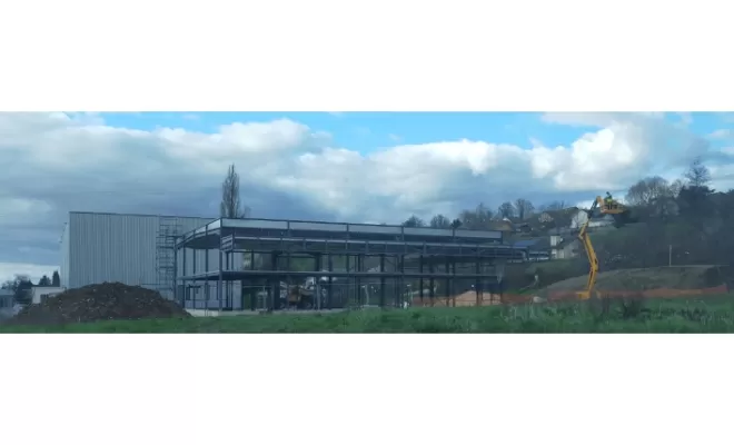 Montage de la structure métallique 