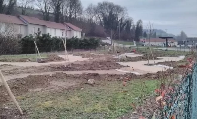 Plantations et créations des allées