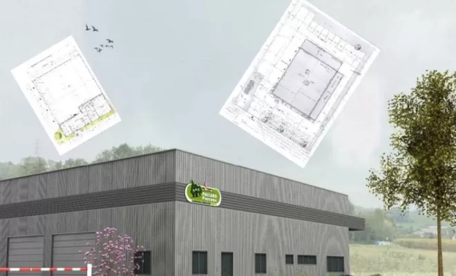 Plan de projet du futur bâtiment en 2021